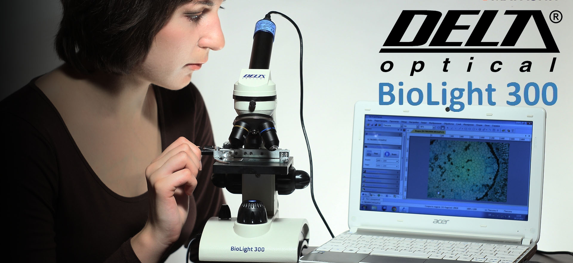 Видео-обзор микроскопа Delta Optical BioLight 300